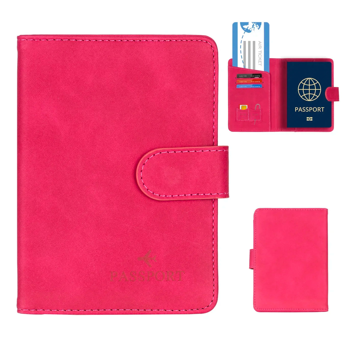 Pochette passeport RFID - Pack Voyage