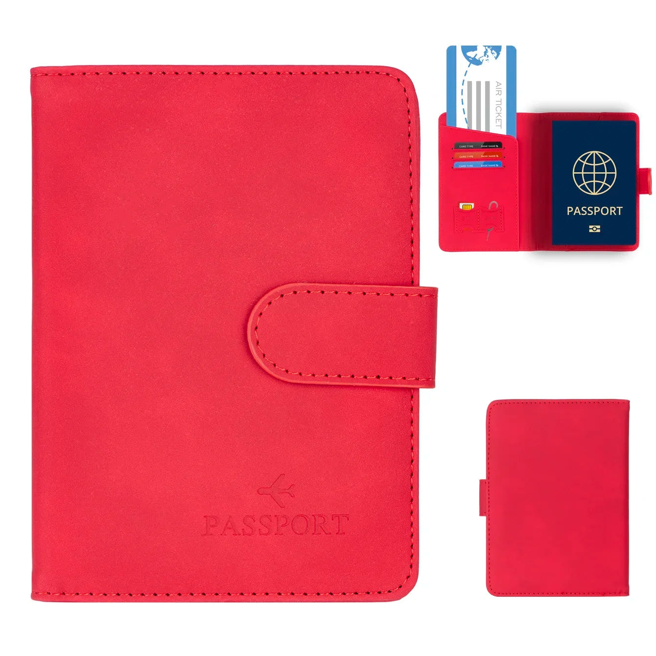 Pochette passeport RFID - Pack Voyage