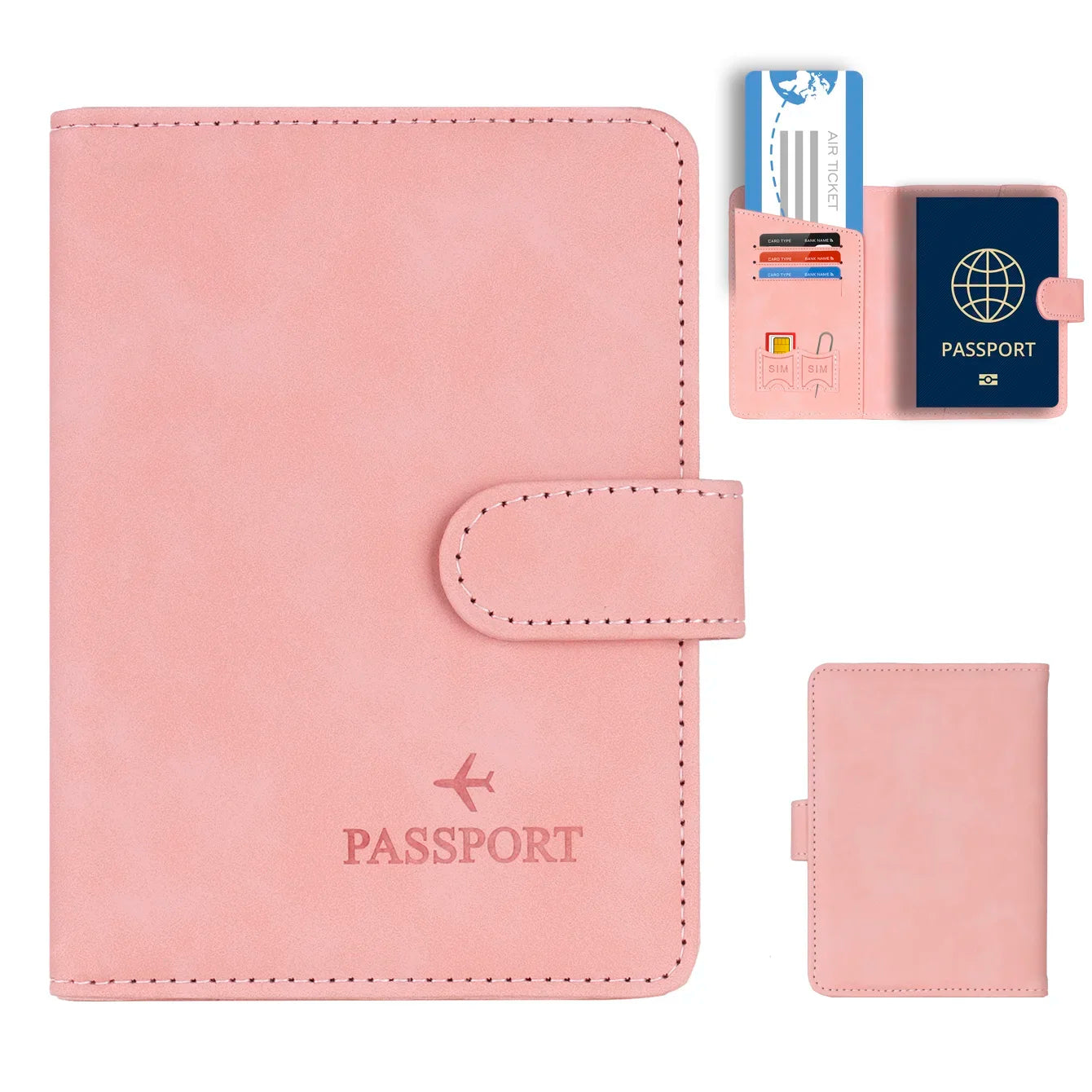 Pochette passeport RFID - Pack Voyage