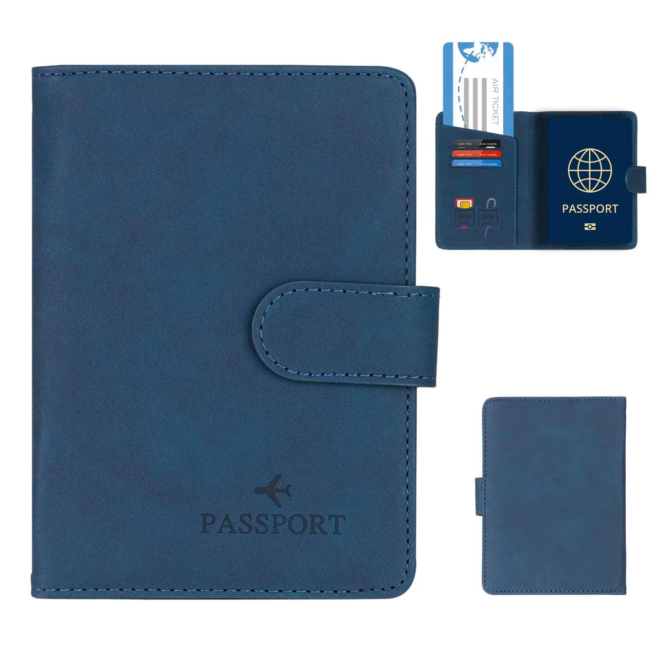 Pochette passeport RFID - Pack Voyage