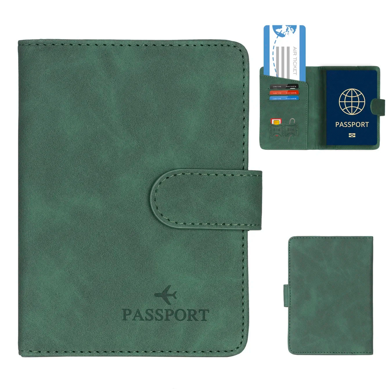Pochette passeport RFID - Pack Voyage