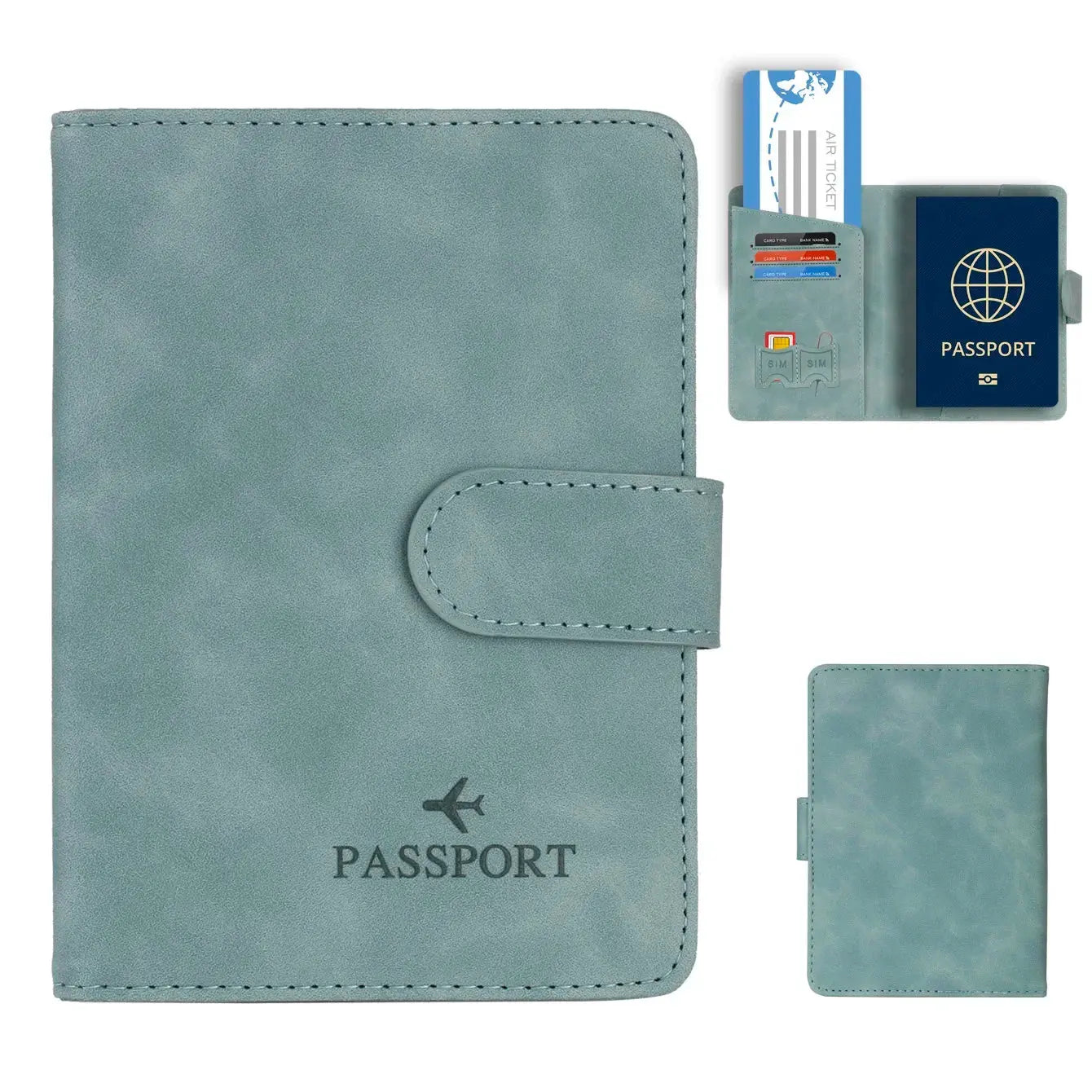 Pochette passeport RFID - Pack Voyage