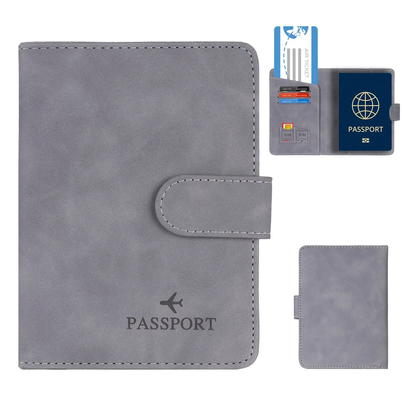 Pochette passeport RFID - Pack Voyage